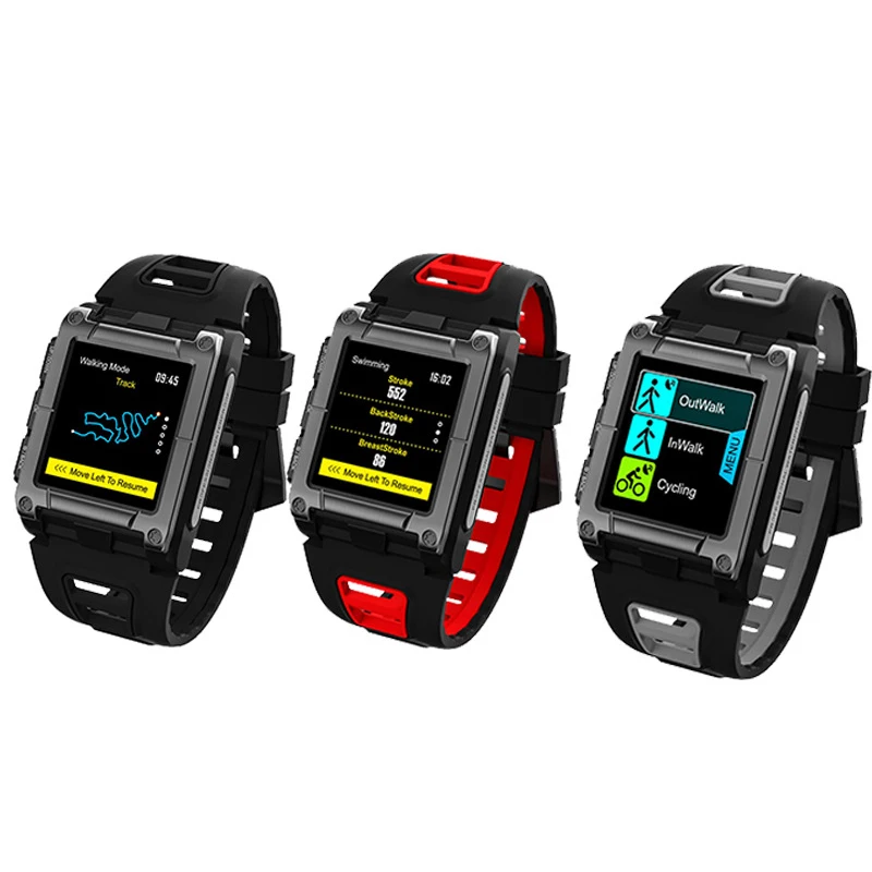 

FORCA S929 GPS Sport IP68 Waterproof Swimming Smart Watch Heart Rate Monitor Thermometer Altimeter Color Screen Smartwatch