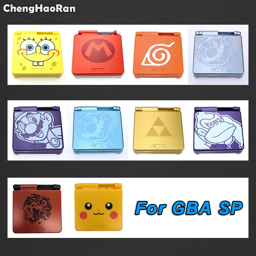 

ChengHaoRan Cartoon Limited Edition Full Housing Shell for Nintendo GameBoy Advance SP for GBA SP Game Console Cover Case