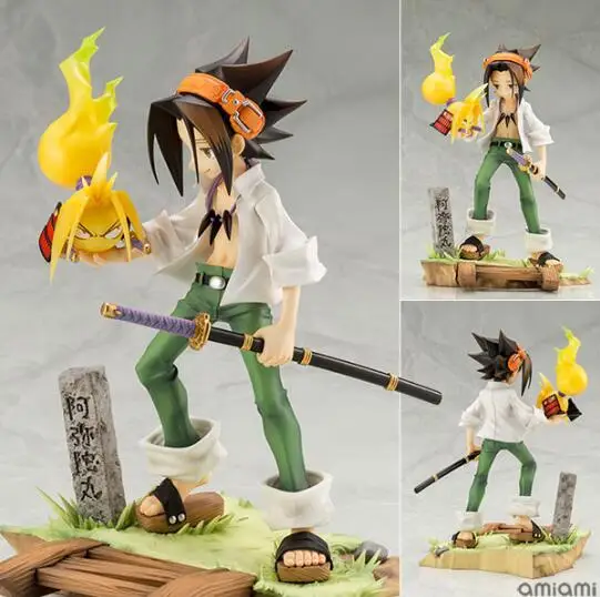 Аниме 18 см ARTFX J Shaman King Yoh Asakura 1/8 аниме фигурка из ПВХ новая коллекция фигурки