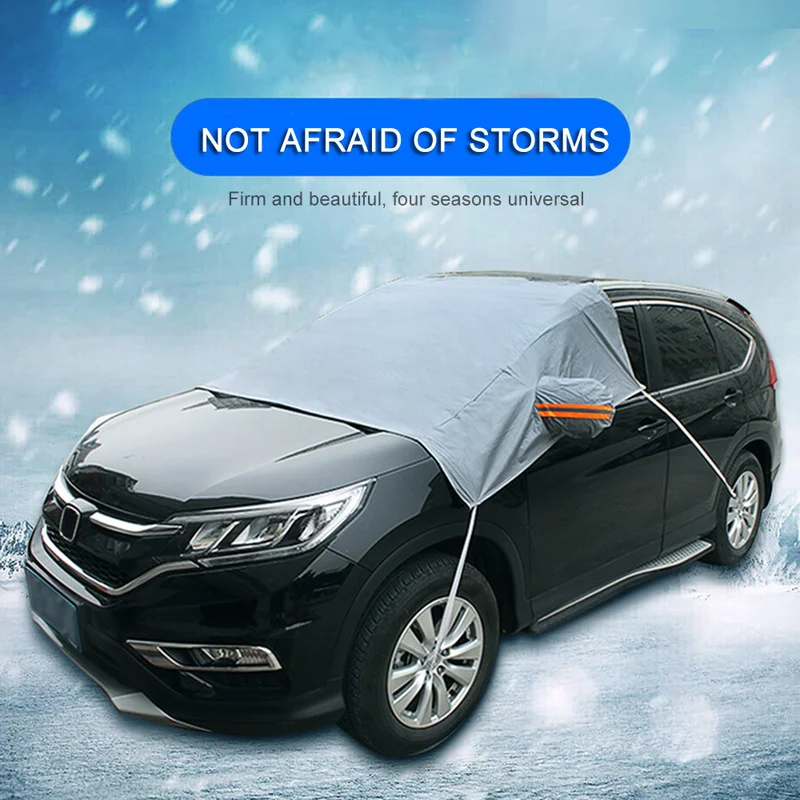 

Winter Waterproof Car Covers Car Windshield Cover Thickening Anti-frost Outdoor Snow Glass Snow Cover Outdoor Auto Car Accessory