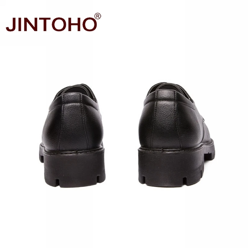 JINTOHO 2019 новые мужские официальные туфли итальянские из натуральной кожи дешевые