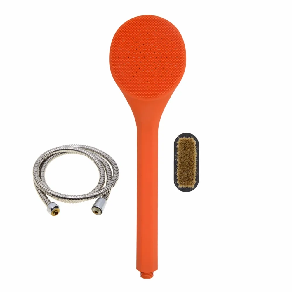 Saim Bath Spin SPA Massage Shower Brush 2 In 1 Cleaning System Long