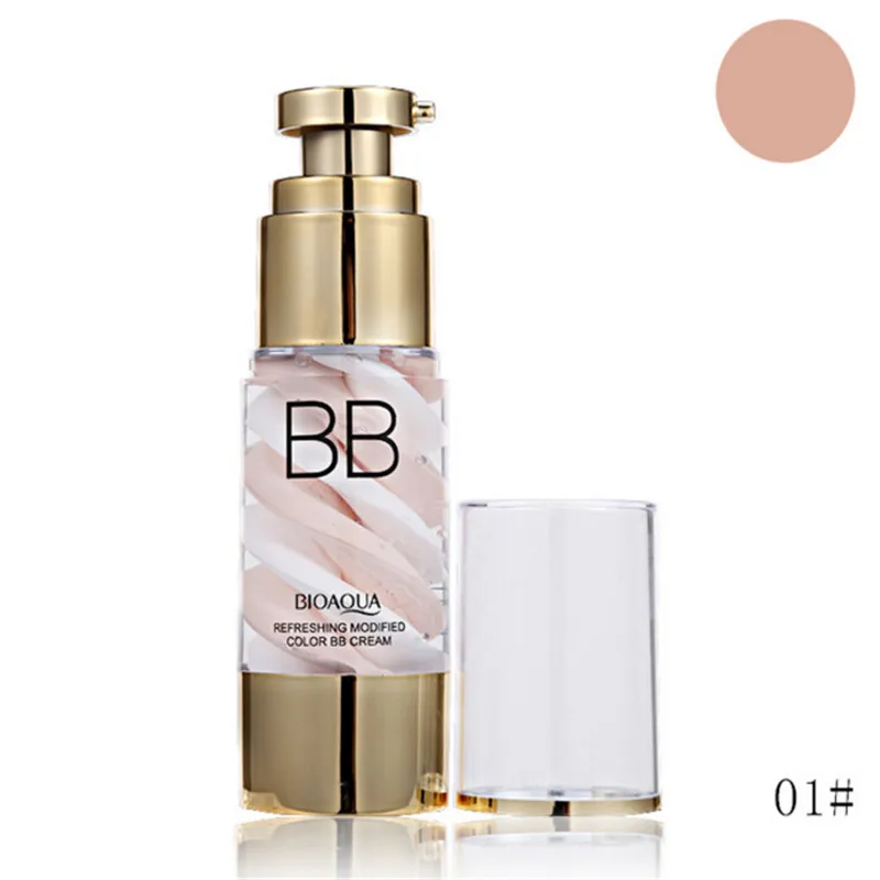 Double Color BB Cream Liquid Foundation Makeup Moisturizer Concealer Base Primer Make Up Corrector Nude Cosmetics 3