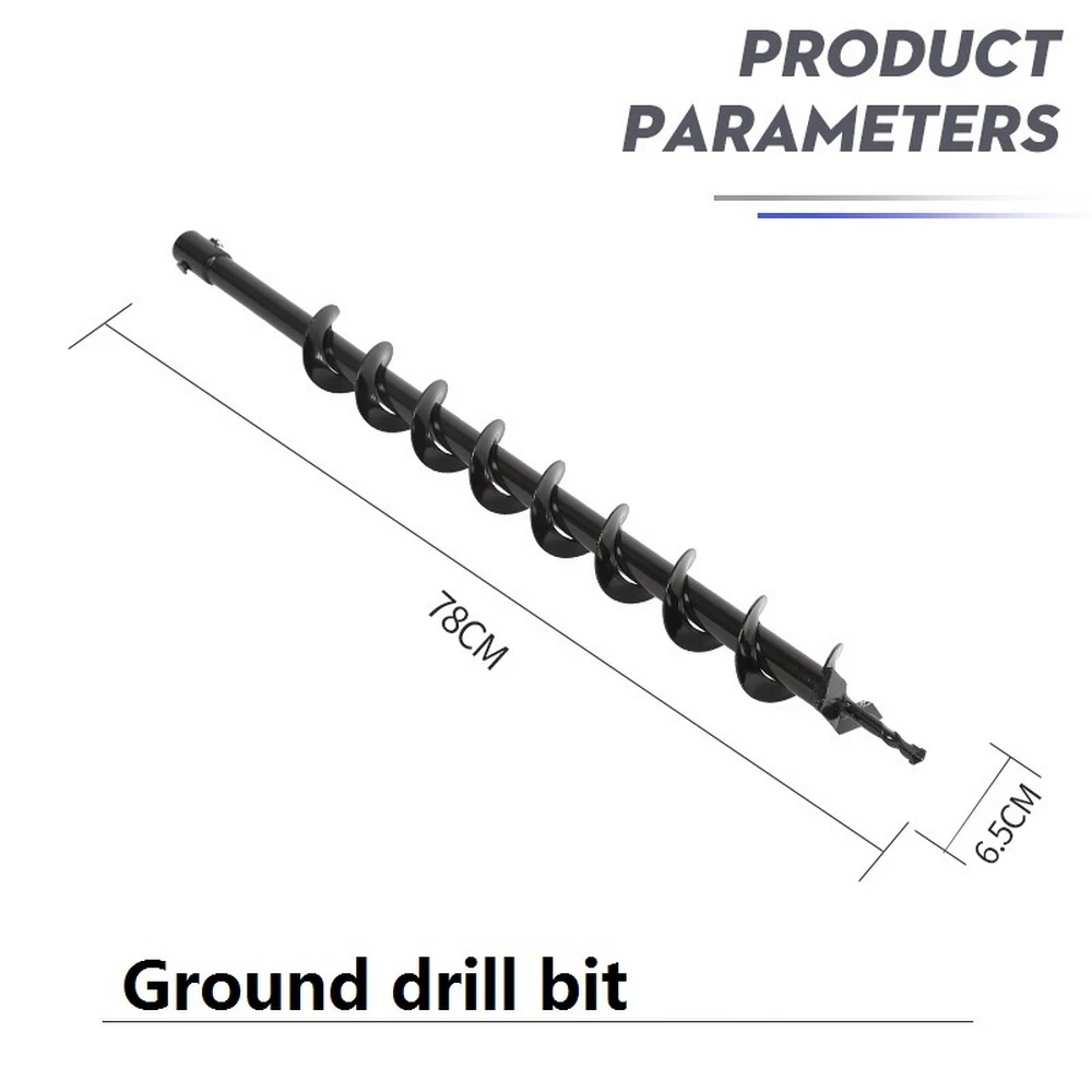 800 мм Длинный шнек дрель садовая травяная заглушка Одиночная двойная Земляная буровая скважина инструменты для посадки машина шнек сельскохозяйственная дрель