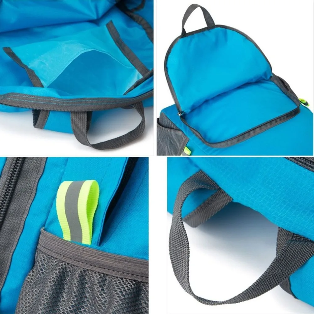Походная сумка, рюкзак, легкий складной водонепроницаемый нейлоновый женский мужской повседневный рюкзак для путешествий, спорта на открытом воздухе, кемпинга
