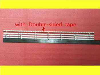 

New 10set=40 PCS 7LED 820mm LED strip for VESTEL 43 FHD B A-TYPE VES430UNDL-2D-N11 VES430UNDL-2D-N12 VES430UNDA D43F287N4CW
