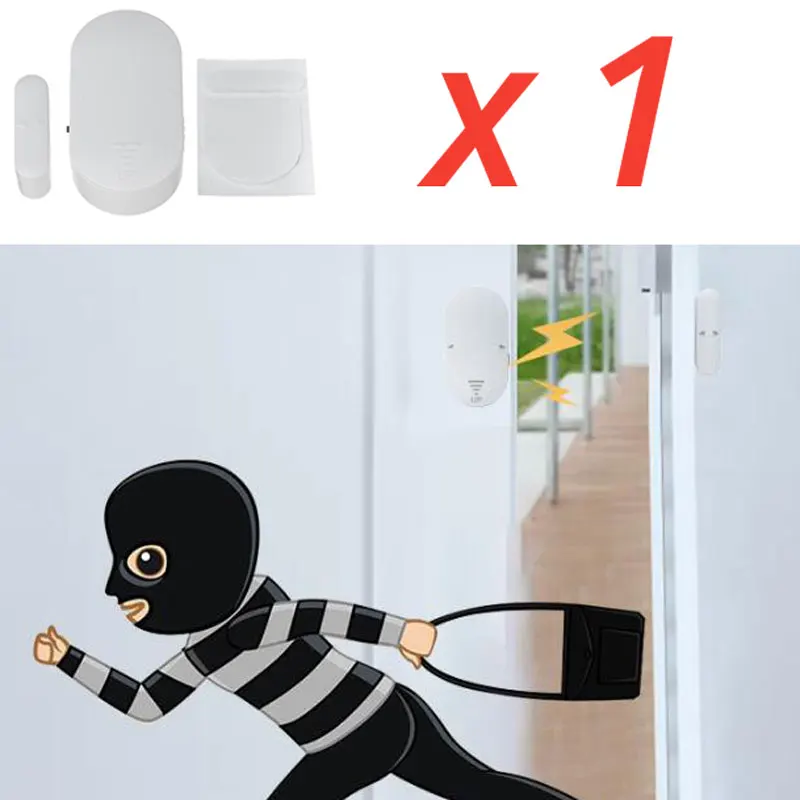Wireless Window Door Entry Security Burglar Alarm Chime Doorbell
