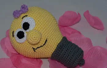 

crochet toys amigurumi rattle light bulb model number w57