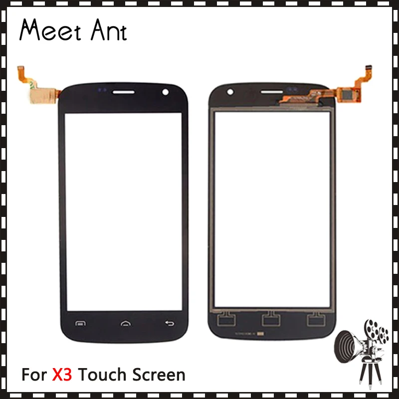 10pcs/lot High Quality 4.5&quot For Doogee X3 Touch Screen Digitizer Sensor Outer Glass Lens Panel | Мобильные телефоны и