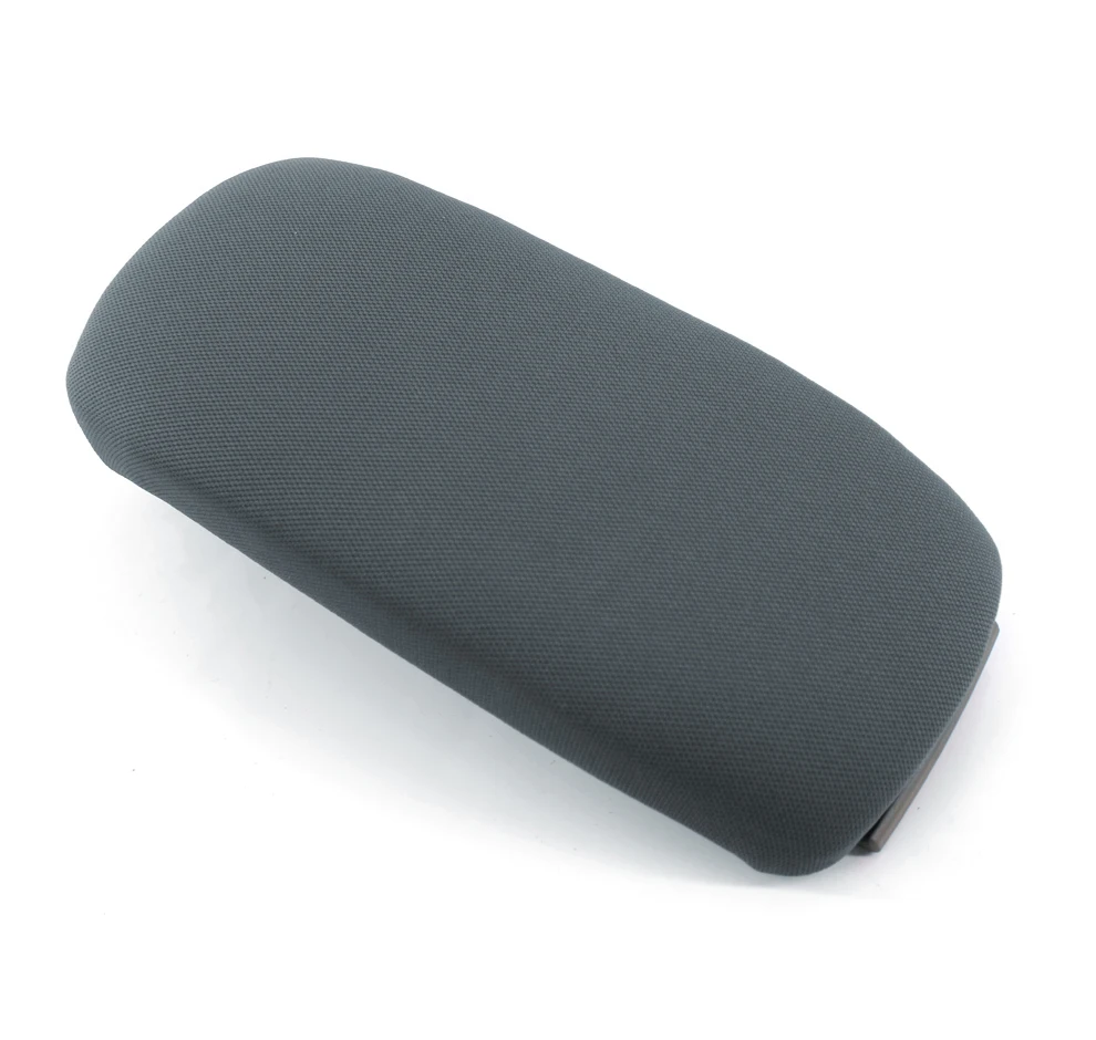 

Soft Cloth Padding ABS Base Armrest Center Console Lid Cover for Audi A3 8P 2003-2012 Gray 8P0864245P