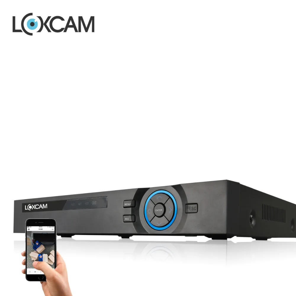 LOXCAM 16ch AHD 1080P HDMI DVR 16CH 6 в 1 AHD CVI TVI NVR DVR для ip-камеры onvif P2P 16CH CCTV DVR система видеонаблюдения