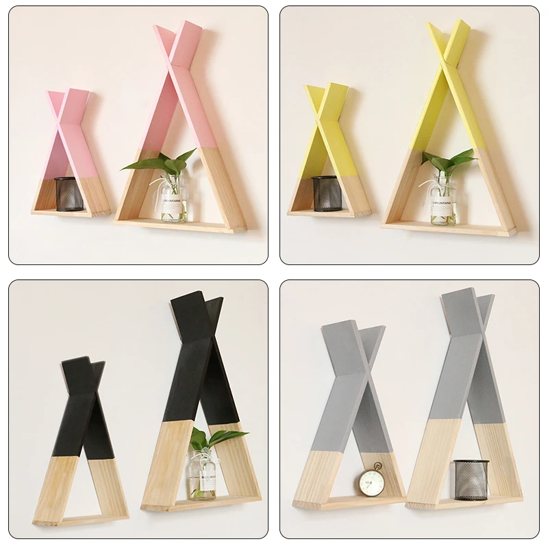 Beste Nordic Kwekerij Houten X Opknoping Opbergrek Voor Kinderkamer Decor Moet Samenstellen Door Zelf Kinderkamer Decor Houten Plank wandrek