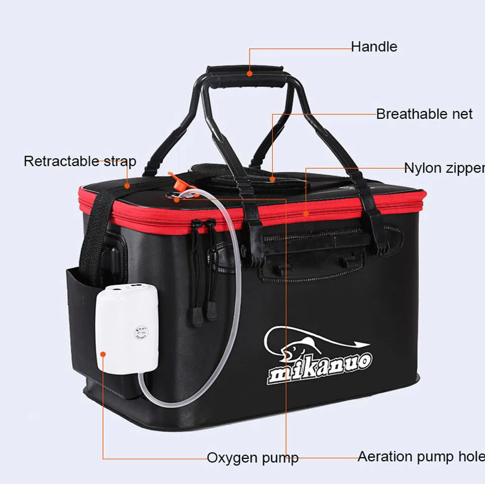 Amazon.com: Fishing Bucket,Foldable Fish Bucket, Multi