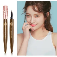 1 шт. водостойкая жидкая подводка для глаз черный темно-коричневый подводка для глаз длительный макияж комплект подводок для глаз Косметика