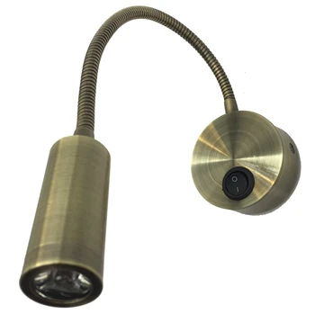 12v gooseneck wall mount led reading light