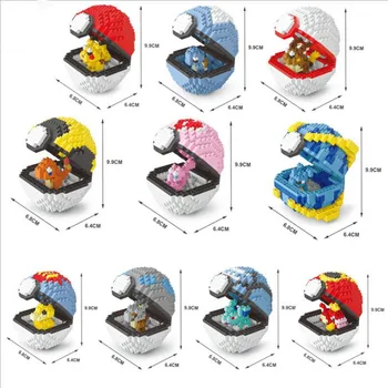 

Creative puzzle micro-particle diamond assembled building blocks toy 2532-2541 personalized Elf ball building blocks series
