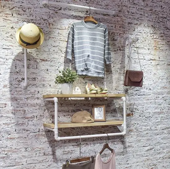 Tieyi Свадебная стойка подвесная высококлассная витрина свадебное платье магазин вешалки для одежды на стену u-образная вешалка для одежды потолок