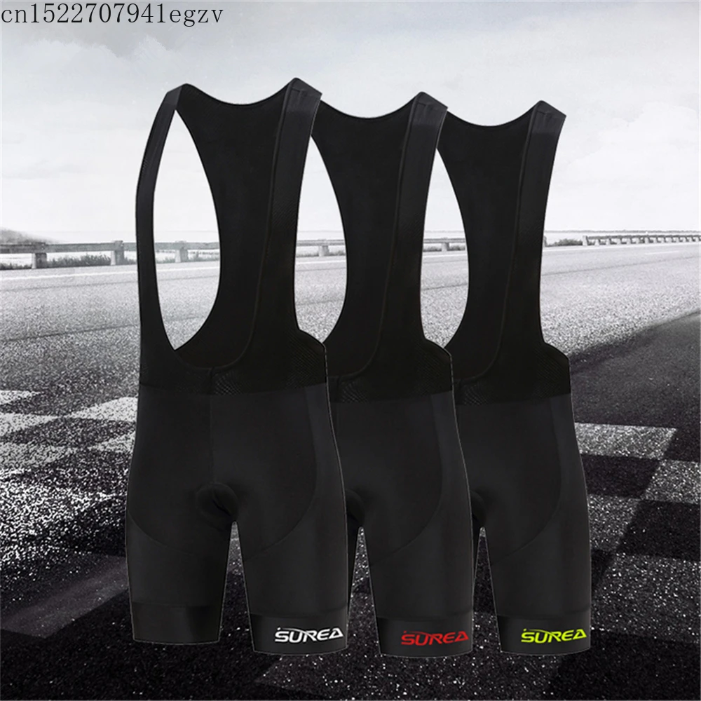 

Fualrny 2019 MensCoolmax Cycling Bib Shirt Summer 9D Gel Pad BiB Bib Tights MTB Cycling Clothing Moisture Wicking Pants #DK-01