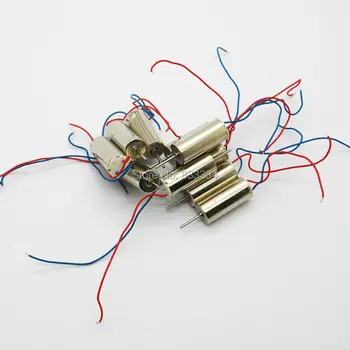 

Free shipping 20pcs 7x16mm 3v-5v 716 Strong magnetic DC Coreless Motor 3.7 V 52000rpm High speed for Toy Accessories