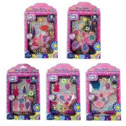 Дети принцесса девушка ролевые кукольный набор для макияжа безопасный нетоксичный косметический набор игрушки для моделирования