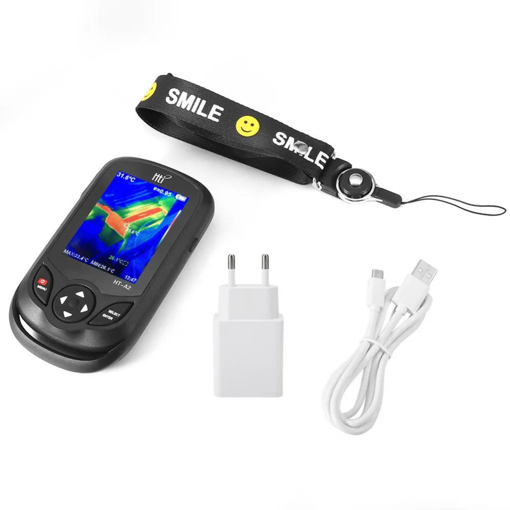 

HT-A2 TFT Display Screen Thermal Infrared Imager Camera Detector Temperature Meter Measuring Tools100-240V EU Plug