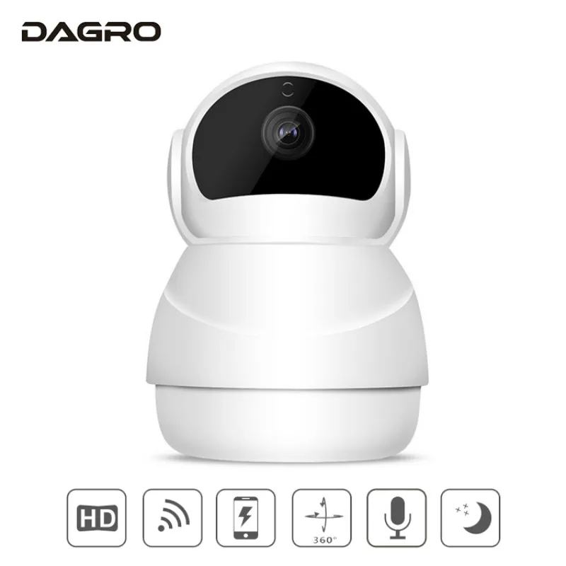 DAGRO 360 глаза дома безопасности беспроводной Wi-Fi камеры наблюдения 3D навигации панорама Трясти Машину