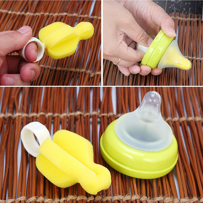 5 шт. детская соска Губка Кисть соска чайник насадка носик Tube инструмент для очистки Bottle Nipple кисти