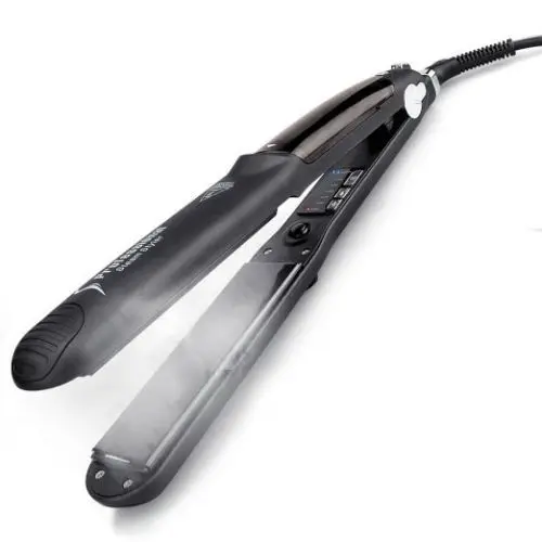 

Infusion Ceramic Flat Iron Steam Hair Straightener Professional Salon Oil Vapor Hair Straightening Spray Tool