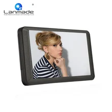 7 дюймов кафе Смарт Цифровой аудиоплеер ЖК дисплей, панель прокрутки рекламный щит рекламное оборудование 2x видео плеер