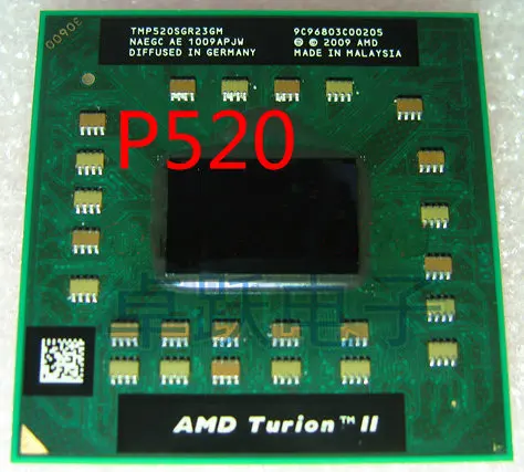 AMD Turion II двухъядерный мобильный P520-TMP520SGR23GM ноутбук процессоры ЦПУ