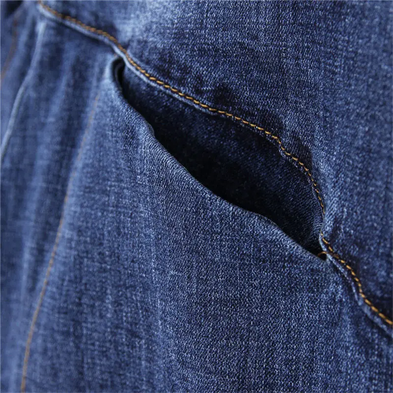 Plus Size Jeans Women Denim High Waist Elastic Boyfriend Jeans Femme Casual Loose Vintage Mom Jeans Streetwear Denim Pants Q1365