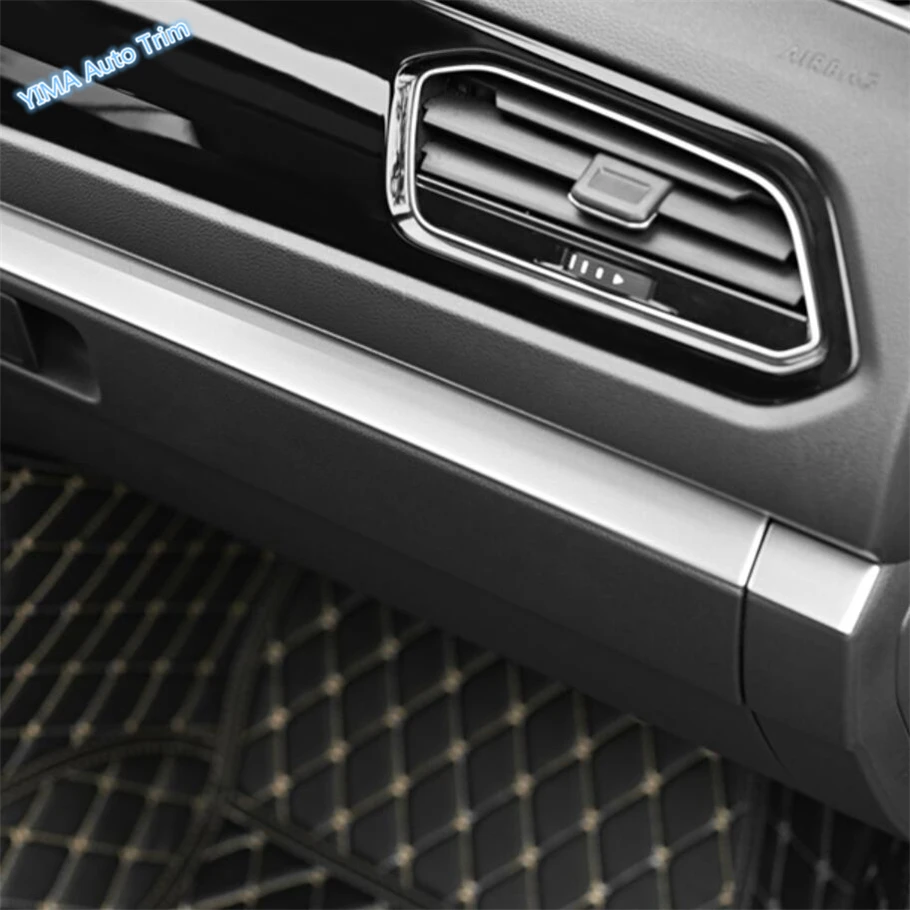

Lapetus Auto Styling Central Control Instrument Decoration Strip Cover Trim Stainless Steel For Volkswagen T-Roc T Roc 2018 2019