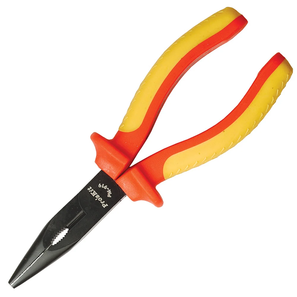 Pro'skit PM-919 Proskit VED 1000V Insulated Long Nose Plier (170mm) Cable Cutter Electrician Wire Stripper Multi Manual Tool