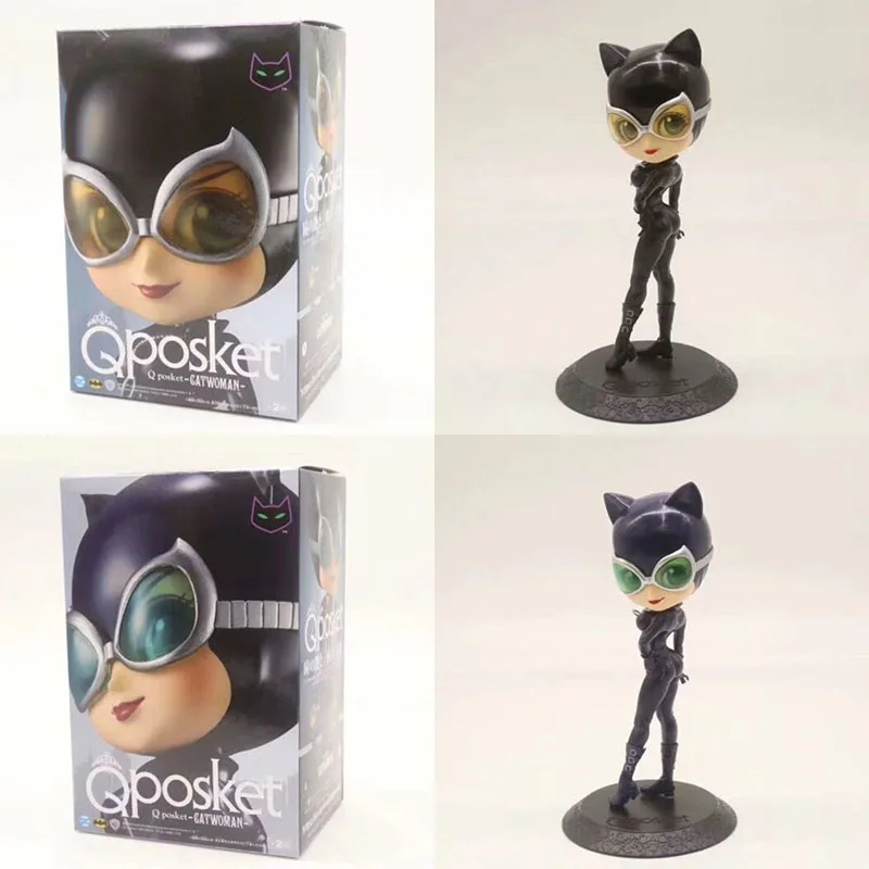 

Qposket The Dark Knight Catwoman Selina Kyle Batwomen PVC Action Figure Collectible For Kids Toys Gifts Brinquedos 15cm