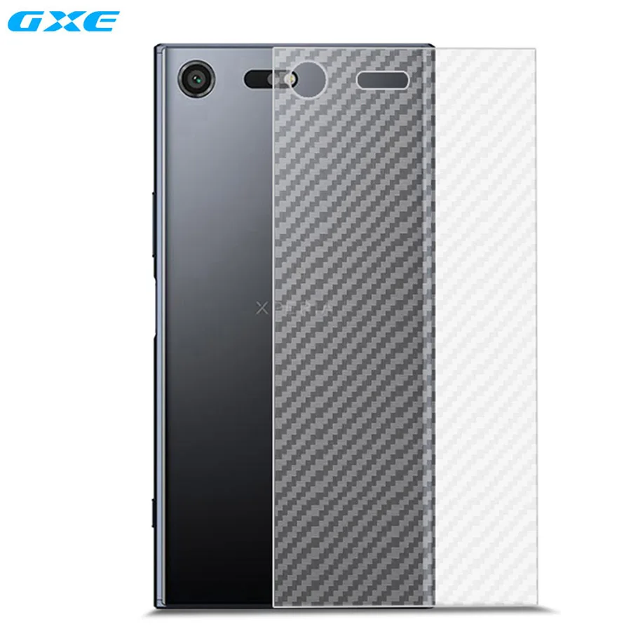 

GXE 2pcs Back Film For Xperia XA1 Ultra XA XZ Premium XZs X Performance 3D Carbon Fibre Screen Protector (Not Tempered Glass)