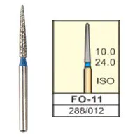 12 шт. стоматологический алмазный бор FG 1,6 мм пламени оживальной конец Бур для NSK Стиль высокое Скорость воздушная турбина FO-11, FO-21, FO-22, FO-S21