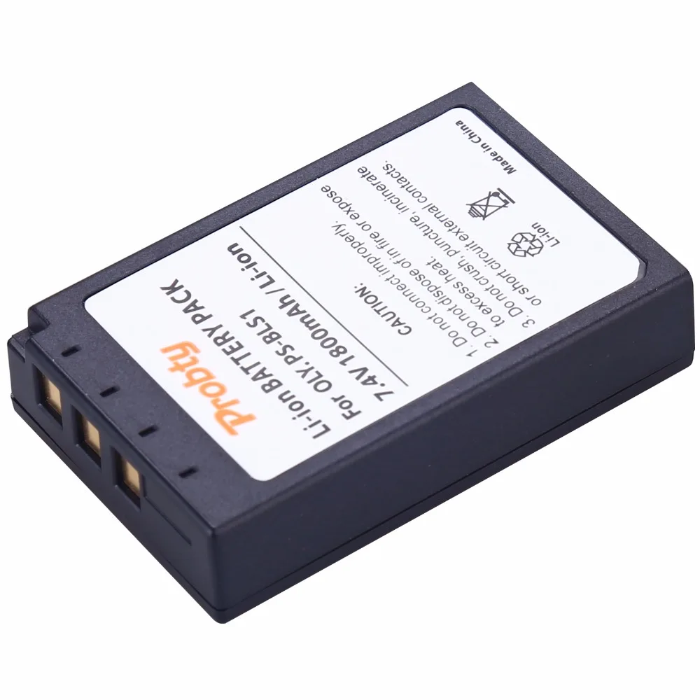PROBTY PS-BLS1 PS BLS1 PSBLS1 Перезаряжаемые Батарея для Olympus PEN E-PL1 E-PM1 EP3 EPL3 Evolt E-420 E-620 E-450 E-400 E-410
