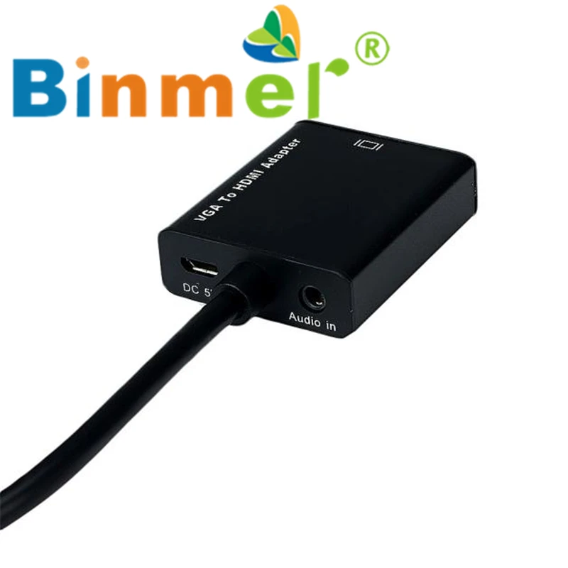 VGA к HDMI Выход 1080 P HD аудио ТВ AV HD ТВ видео кабель USB конвертер adapter_kxl0530