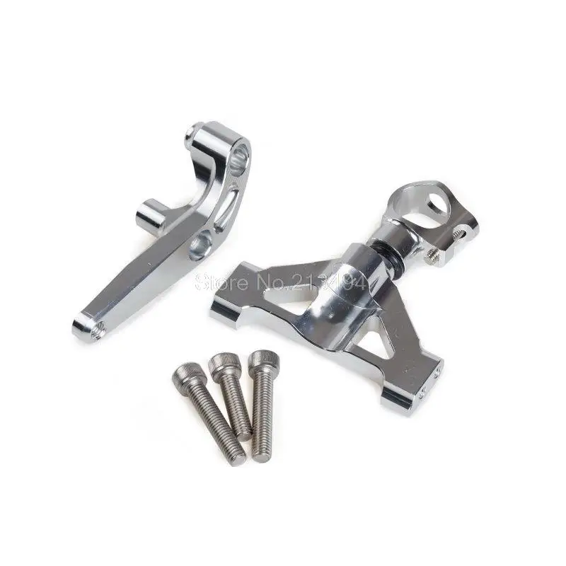 

Steering Damper Mounting Kit For Kawasaki Ninja ZX-14 14R ZZR1400 2006-2015 Silver Motorcycles Supplies Tools