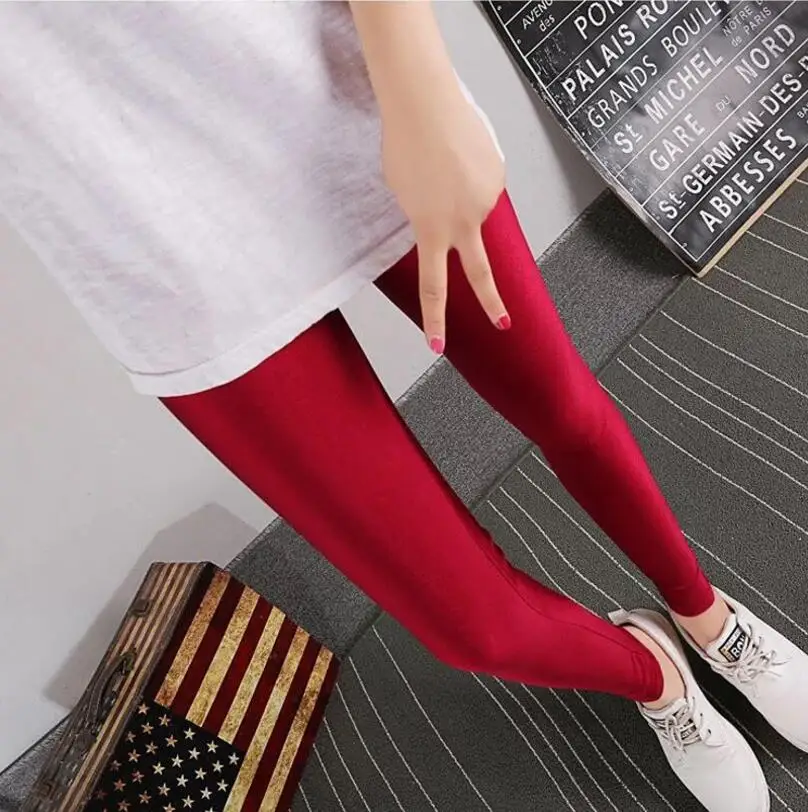 Neon Leggings Push Up Fitness Leggin Summer Workout Elastic Stretch Shiny Skinny Pant Femme lularoe leggings Leggings