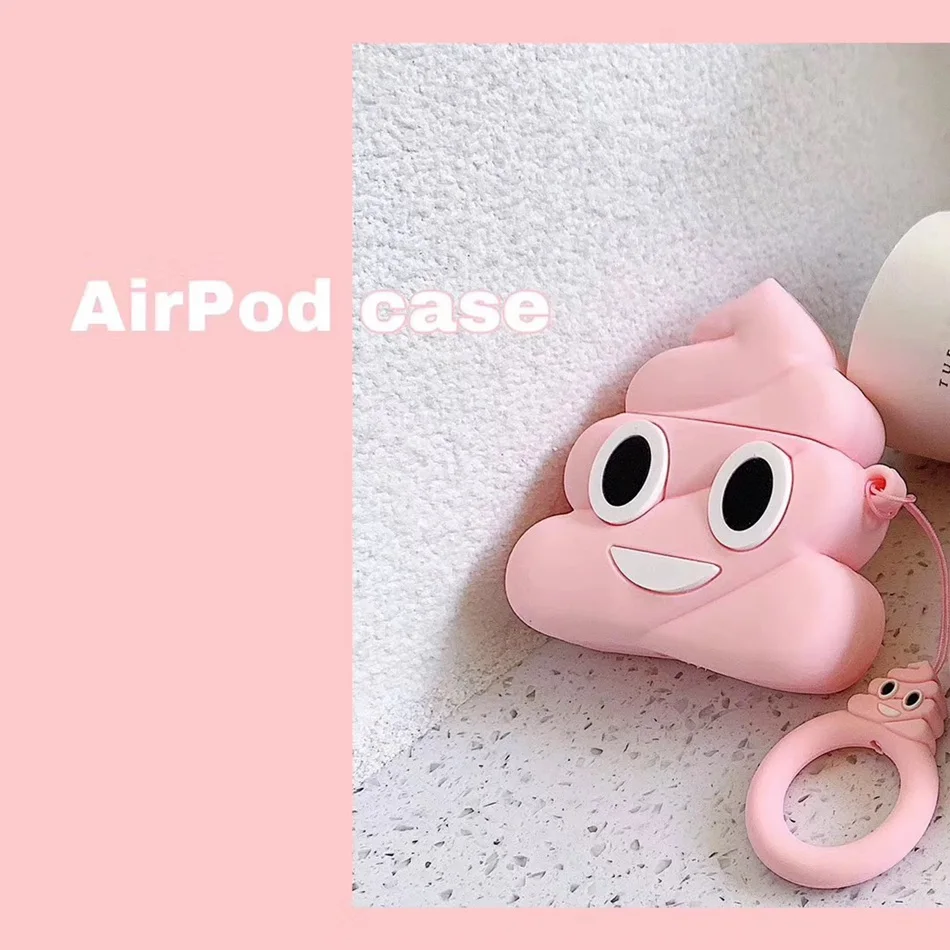 3D Bluetooth беспроводной чехол для наушников для AirPods чехол силиконовый тост Защитная крышка аксессуары для Apple Air pods коробка - Цвет: 206 U