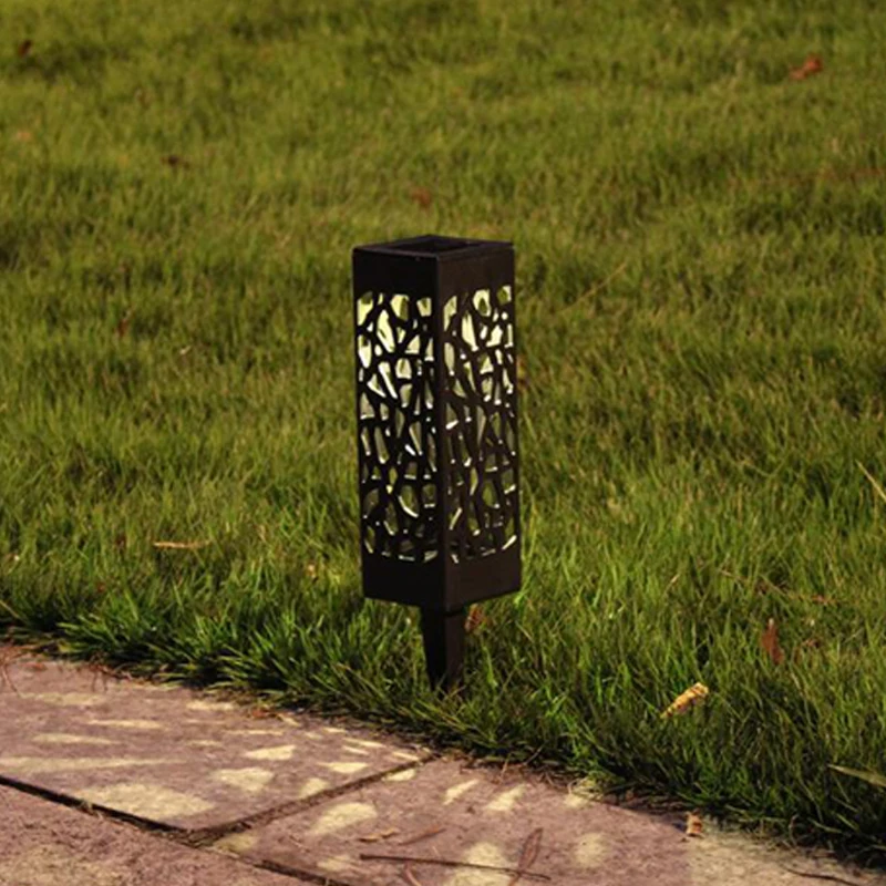 Led Solar Light BulbOutdoor Solar Light Waterproof Hollow LightSolar Lamp Outdoor Solar Led Garden Decking Yard Lawn Sun light (12)