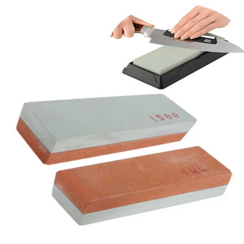 400 1500 Grit grind polish wet sharpen tool kitchen whetstone grindstone hone grinder knife