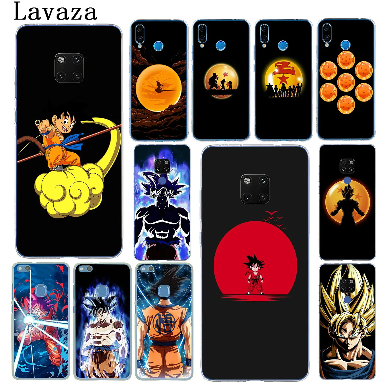 

Lavaza DRAGON BALL Z DBZ Goku Phone Shell Case for Huawei Mate 30 10 20 Pro Lite Nova 5I 4 3i 3 2i 2 Lite Cover