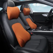 Car Seat Head Neck Rest Massage Memory Foam Cushion Support Headrest Pillow Car Seat Cover 5 Colors Universal Car Styling