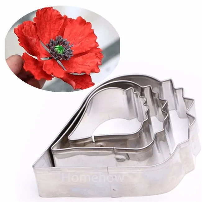 Small Peony Cookie Cutter 7 7