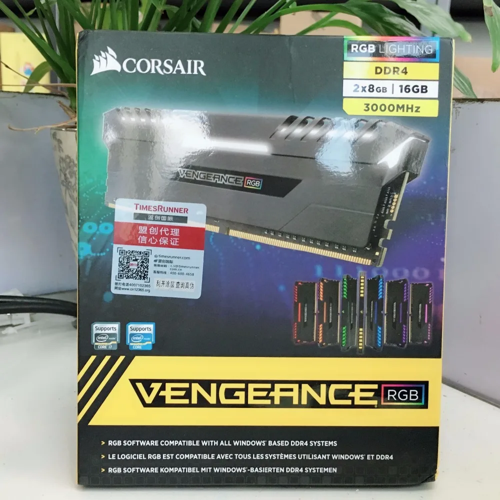 

CORSAIR Vengeance PC computer 2X 8GB 2X 8G 16GB 16G RGB DDR4 PC4 3000MHZ PC computer Desktop RAM ECC memory 16GB 8GB RAM