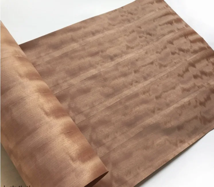 1Piece  L:2.5meters Width:55cm Technology Natural Splicing McGee Block Shadow Wood Veneer (back non woven fabric)