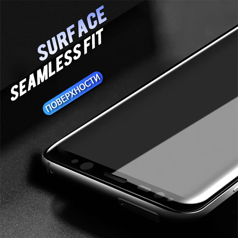 Защитное стекло 3D закаленное для samsung galaxy S6 Edge plus S7 S8 S9 S10 note 8 9 S 6 7 10 9|Защитные