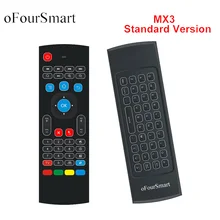 Обновлено 2,4 г Fly Air Мышь MX3 Беспроводной удаленного Управление Беспроводной Qwerty клавиатура для Smart ТВ коробка T95Z плюс /X96 мини-проектор